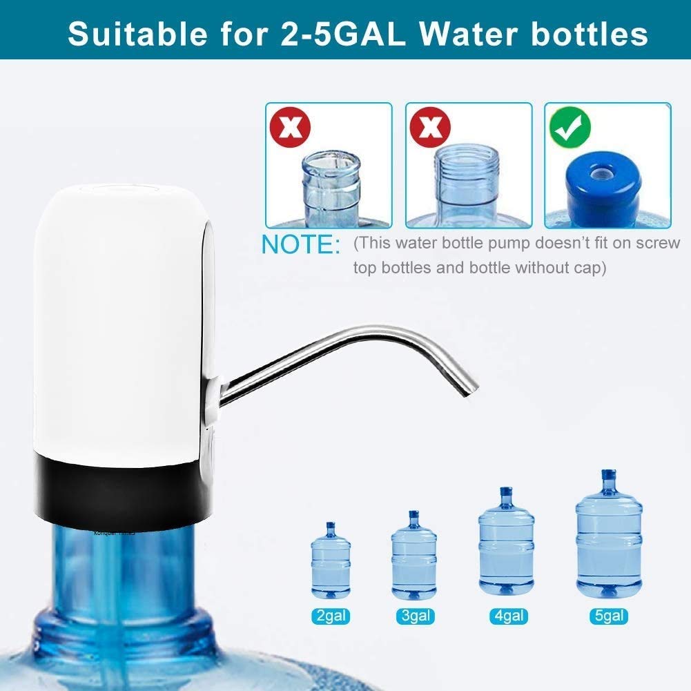 Maxtop Automatic Wireless Water Can Dispenser Pump for 20 Litre Bottle Can l Low Noise & High Efficiency